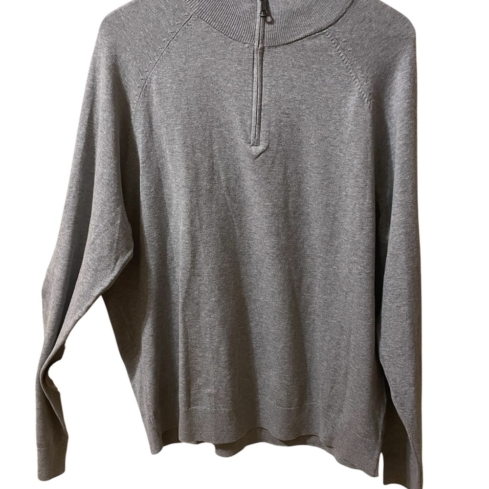 Brooks Brothers® Cotton Stretch 1/4-Zip Sweater- XL